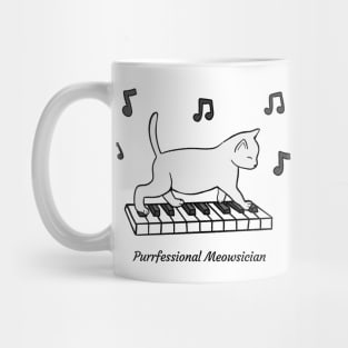 Purrfessional Meowsician Mug